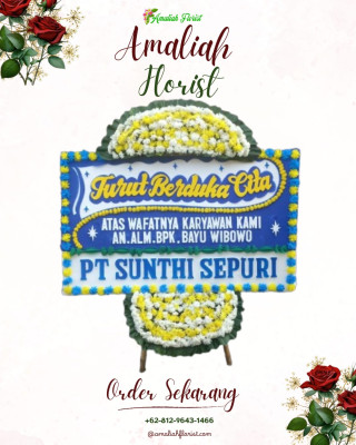 Papan Bunga Duka di Candi Jaya